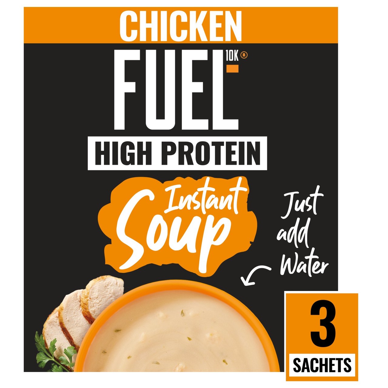 Fuel10K Instant Soup Chicken 3x73g