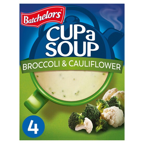 Batchelors Cup a Soup Broccoli & Cauliflower 4 Sachets