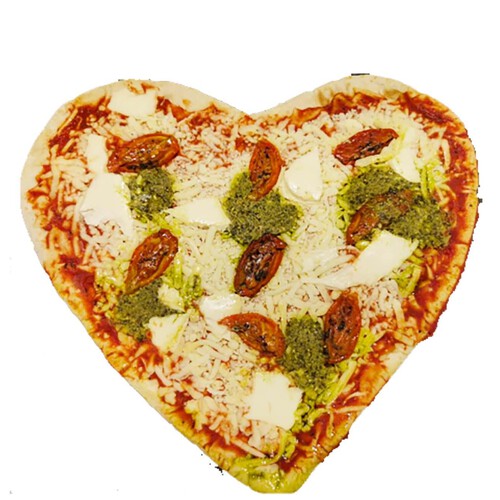 Morrisons Veggie Valentines Heart Pizza