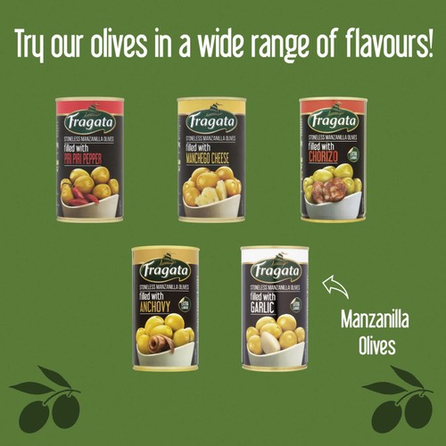 Fragata Selection Olives Stuffed With Anchovy (350g)