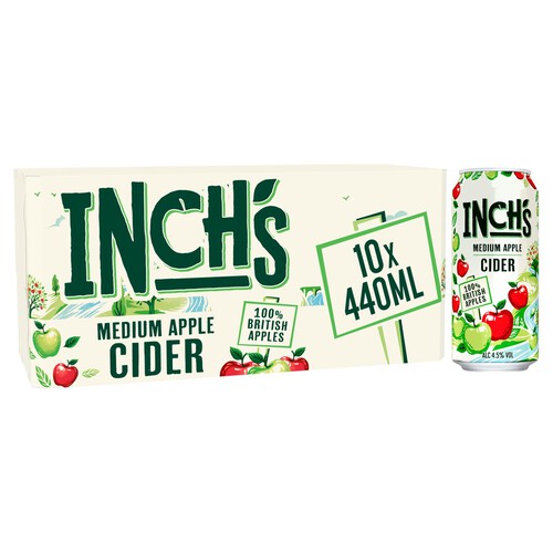 Inch's Medium Apple Cider Cans 