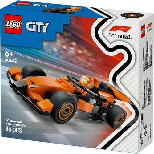 LEGO City F1 Driver with McLaren Race Car Toy 60442
