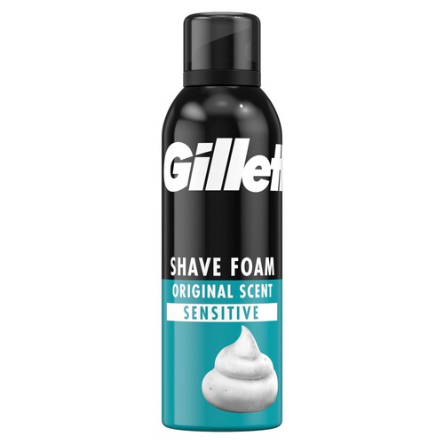 Gillette Classic Shaving Foam For Sensitive Skin