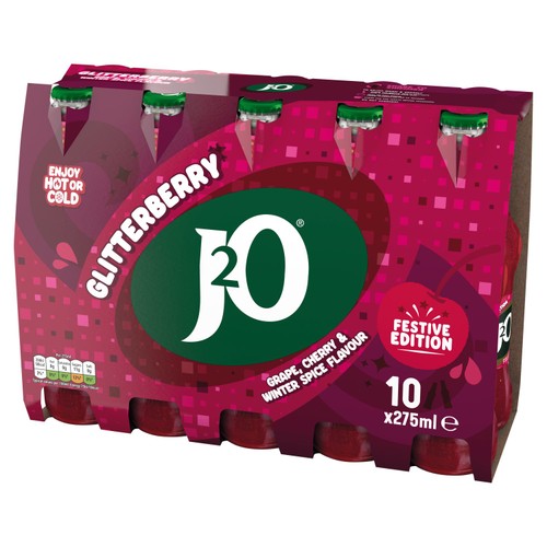 J2O Glitterberry 10 Bottles