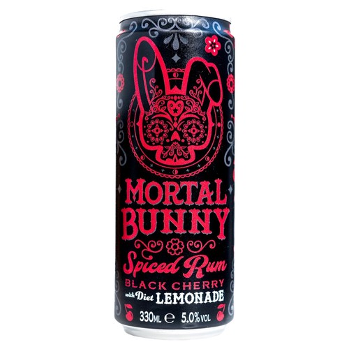 Mortal Bunny Spiced Cherry Rum & Diet Lemonade Can