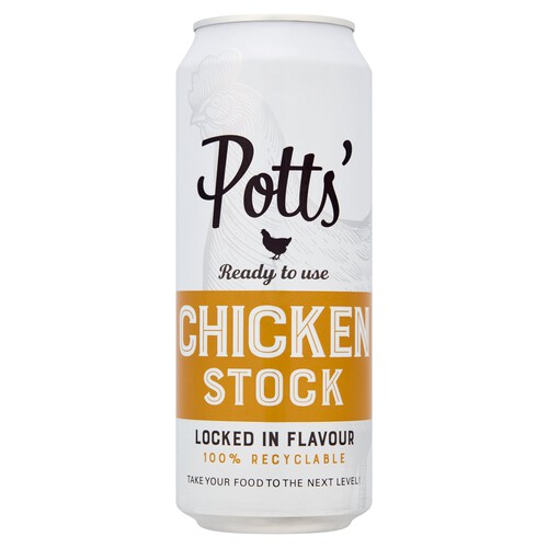 Potts Chicken Stock Can