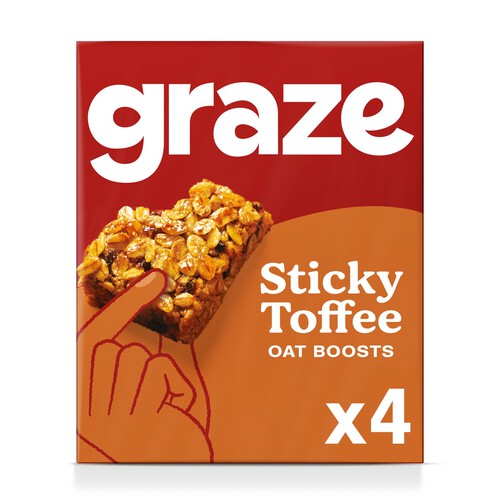 Graze Sticky Toffee Oat Boosts