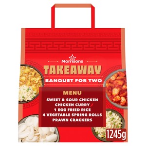 Morrisons Takeaway Banquet For Two- Black Bean & Sweet & Sour Chicken