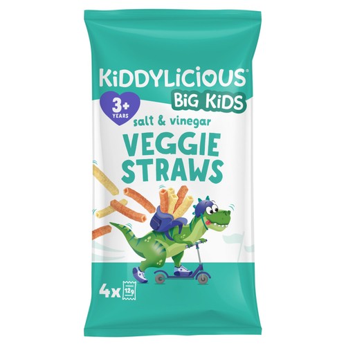 Kiddylicious Salt & Vinegar Veggie Straws Kids Snacks