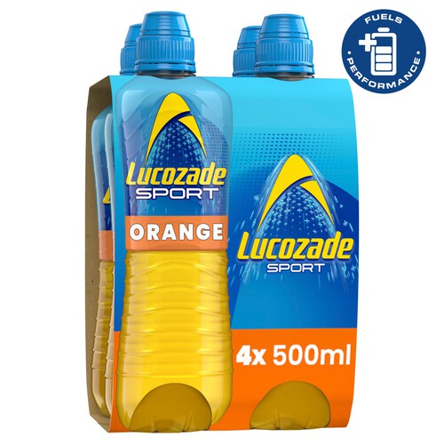 Lucozade Sport Drink Orange 4 Pack