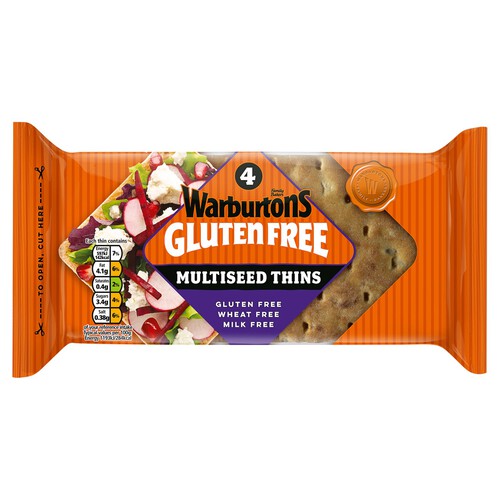 Warburtons Gluten Free Multiseed Sandwich Thins