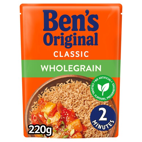 Bens Original Wholegrain Microwave Rice