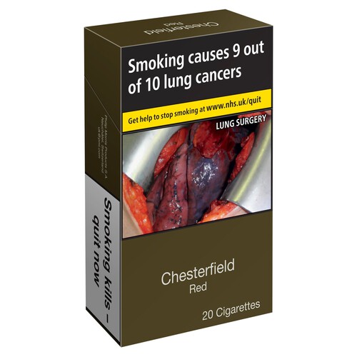 Chesterfield Red Cigarettes