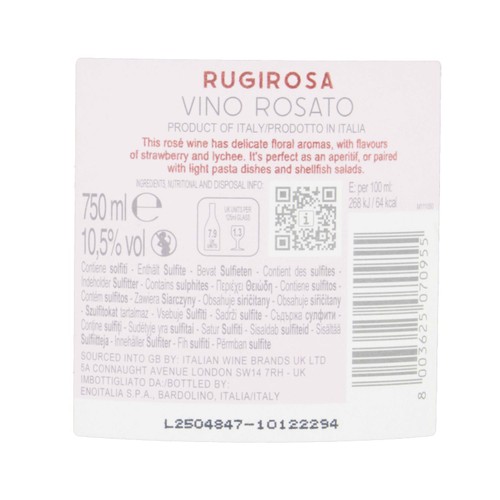 Rugirosa Blush/Vino Rosato