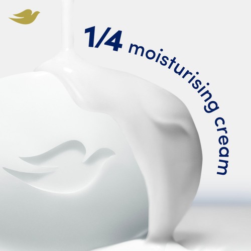 Dove Original Beauty Bar Soap with 1/4 Moisturising Cream