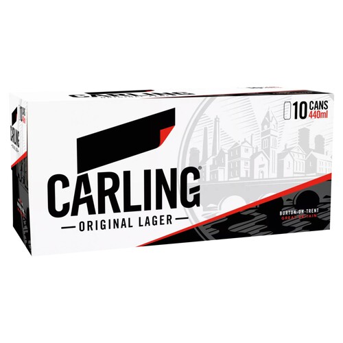 Carling Original Lager Beer Cans