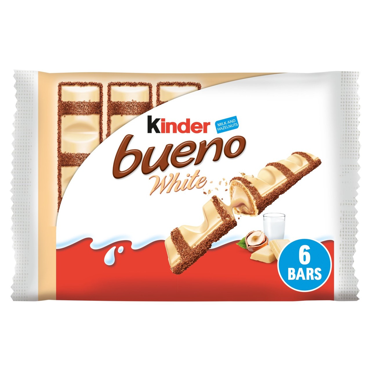 Kinder Bueno White Chocolate & Hazelnut Multipack 3 x 39g