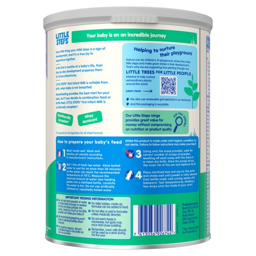Little Steps From Birth First Infant Milk 800g