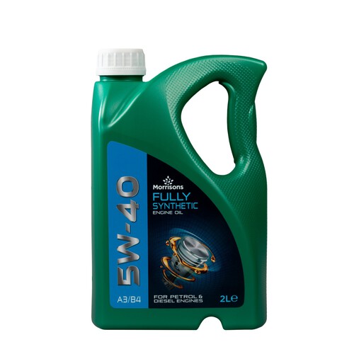 Morrisons 5W-40 A3/B4 Fully Synthetic Oil