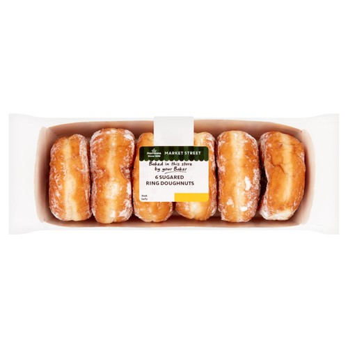 Morrisons sugared ring doughnuts