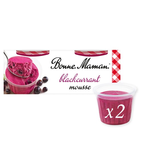 Bonne Maman Blackcurrant Mousse Dessert 