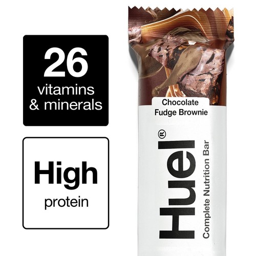 Huel Chocolate Fudge Brownie Complete Nutrition Bar   55g