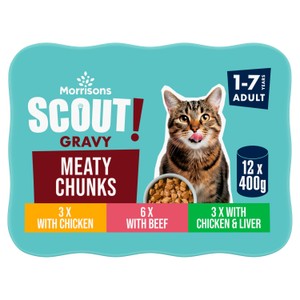 Morrisons Cat Food Meat Chunks In Gravy