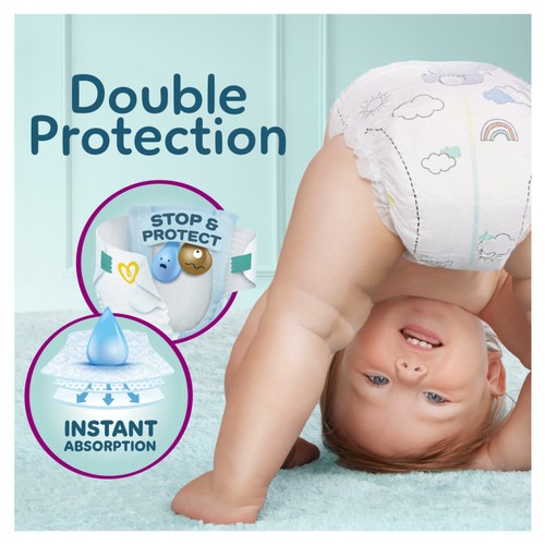 Pampers Premium Protection Size 6, 28 Nappies, 13kg+, Essential Pack