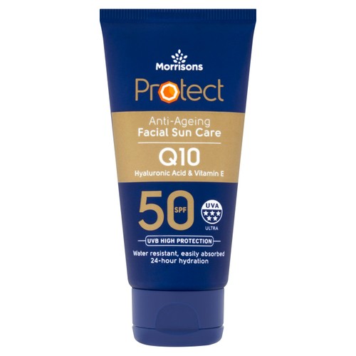 Morrisons SPF 50 Anti-Ageing Facial Sun Care Cream   50ml