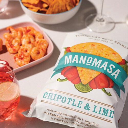 Manomasa Chipotle and Lime Sharing Tortilla Chips