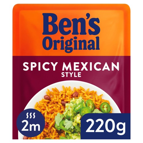 Bens Original Spicy Mexican Microwave Rice