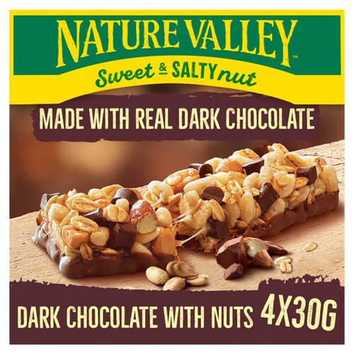 Nature Valley Sweet & Salty Nut Dark Chocolate with Peanuts Bars