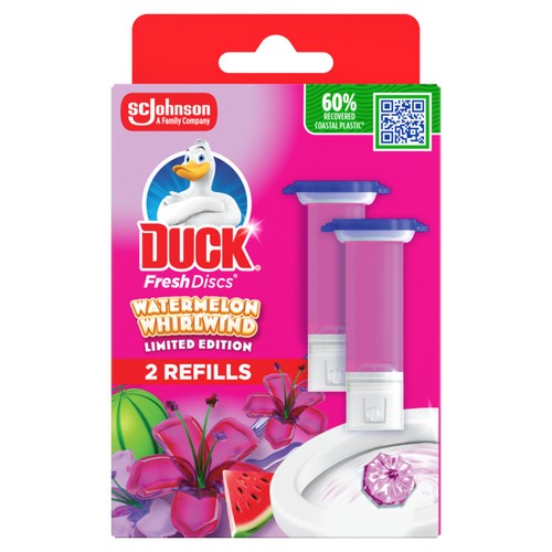Duck Fresh Discs Watermelon Twin Refill 