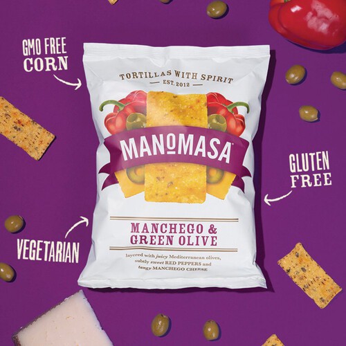 Manomasa Manchego & Green Olive Sharing Tortilla Chips