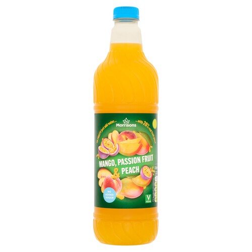 Morrisons Mango, Peach & Passionfruit Squash