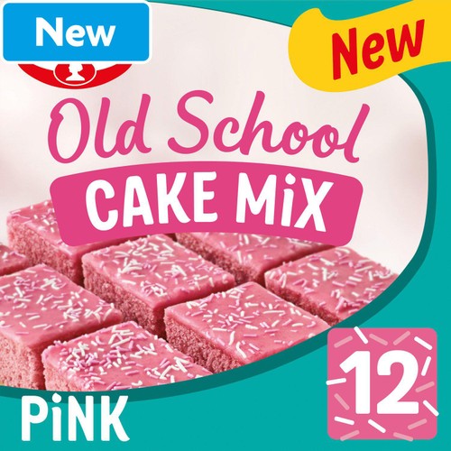 Oetker Pink Old School Traybake Mix Morrisons Online