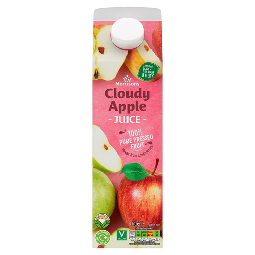 Morrisons 100% Cloudy Apple Juice