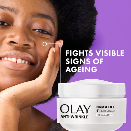 Olay Firm & Lift Anti-Wrinkle Normal  Non-UV Anti-Wrinkle Night Face Cream 