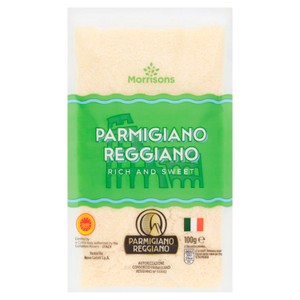 Morrisons Grated Parmigiano Reggiano    100g