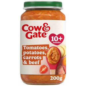 Cow & Gate Carrot Beef Tomato & Potato Baby Food Meal Jar 8+ Months 200g