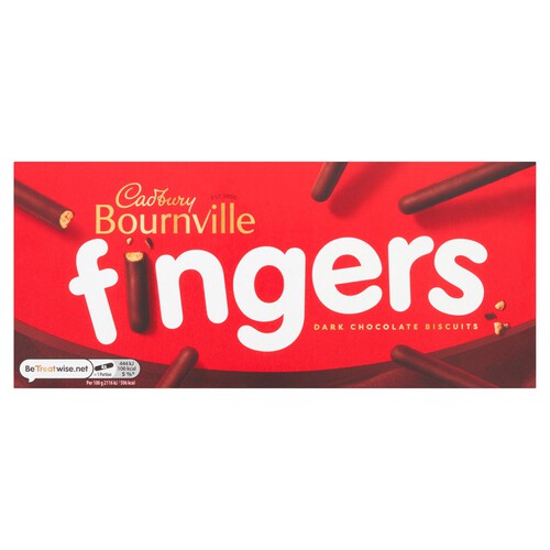 Cadbury Bournville Fingers Dark Chocolate Biscuits