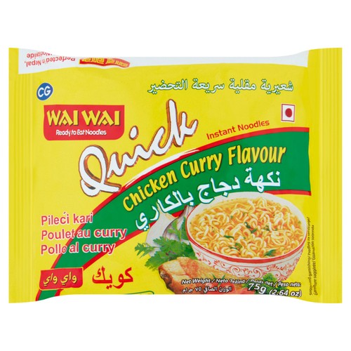 Wai Wai Chicken Curry Flavoured Noodles