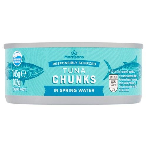 Morrisons Tuna Chunks In Spring Water (145g)