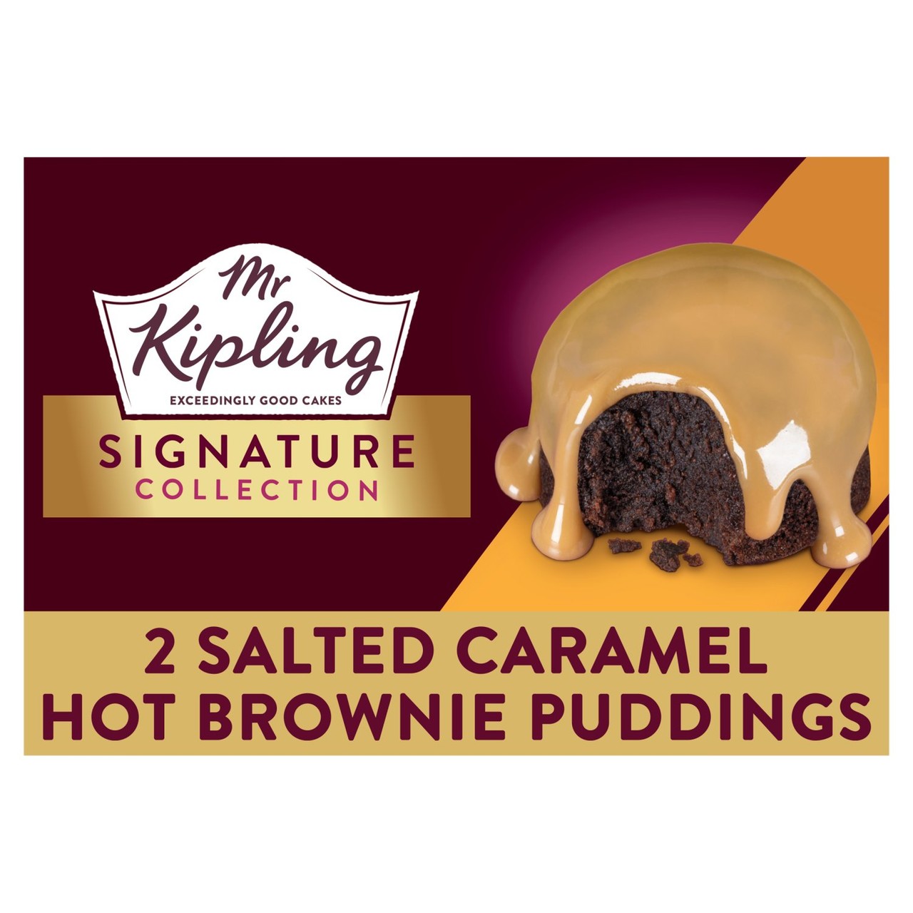 Mr Kipling Signature  Salted Caramel Brownie Pudding