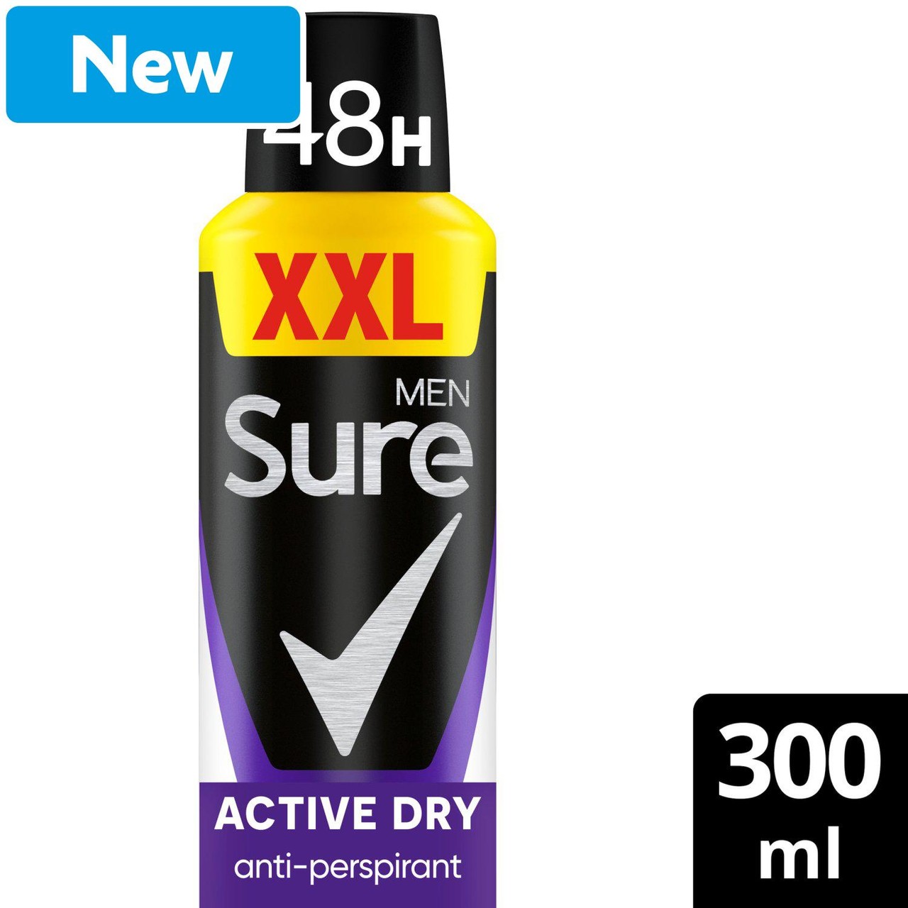 Sure Men Anti-Perspirant Aerosol Active Dry XXL 300ml