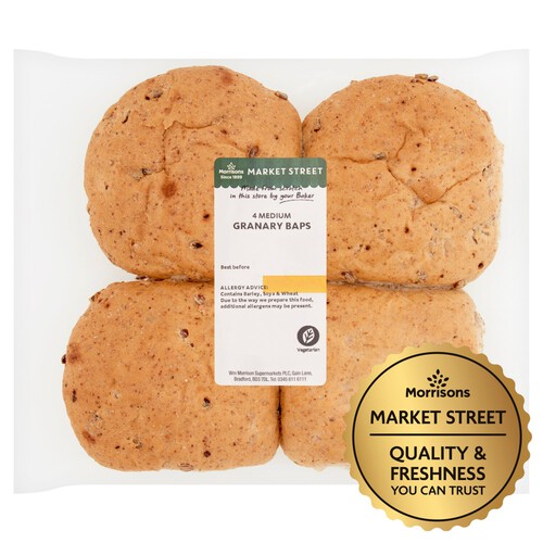 Market Street Medium Granary Baps