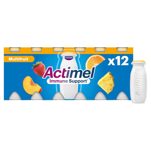 Actimel Multifruit Yogurt Drinks