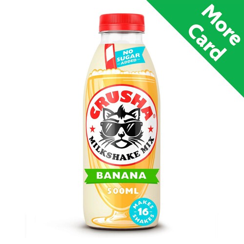 Crusha Banana Milkshake Mix No Added Sugar 