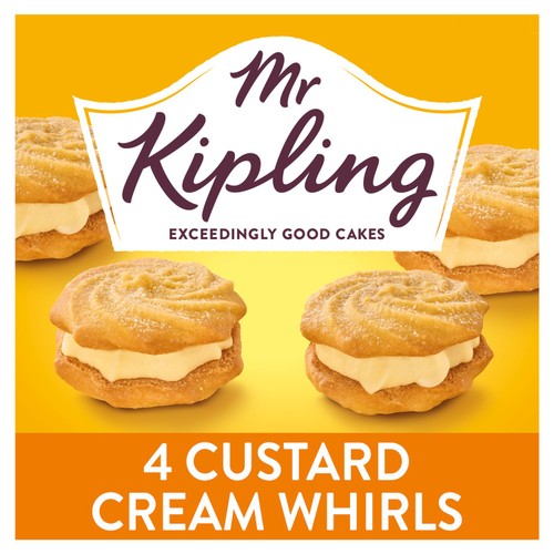 Mr Kipling Custard Cream Whirls 