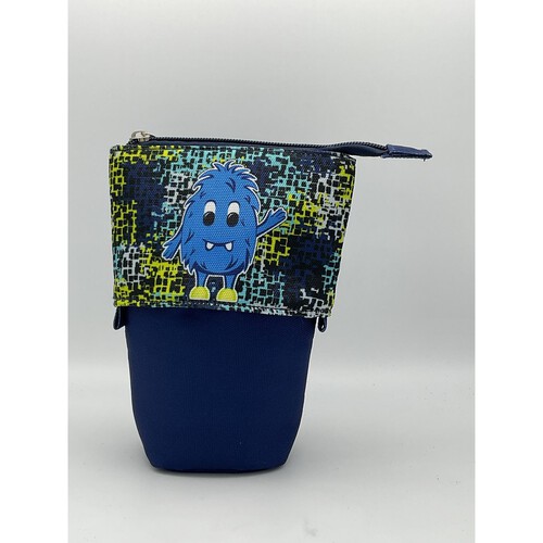 Nutmeg Blue Monster Pop Up Pencil Case